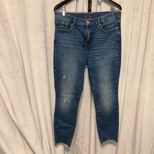 Lucky Brand Blue Distressed Ankle Jeans